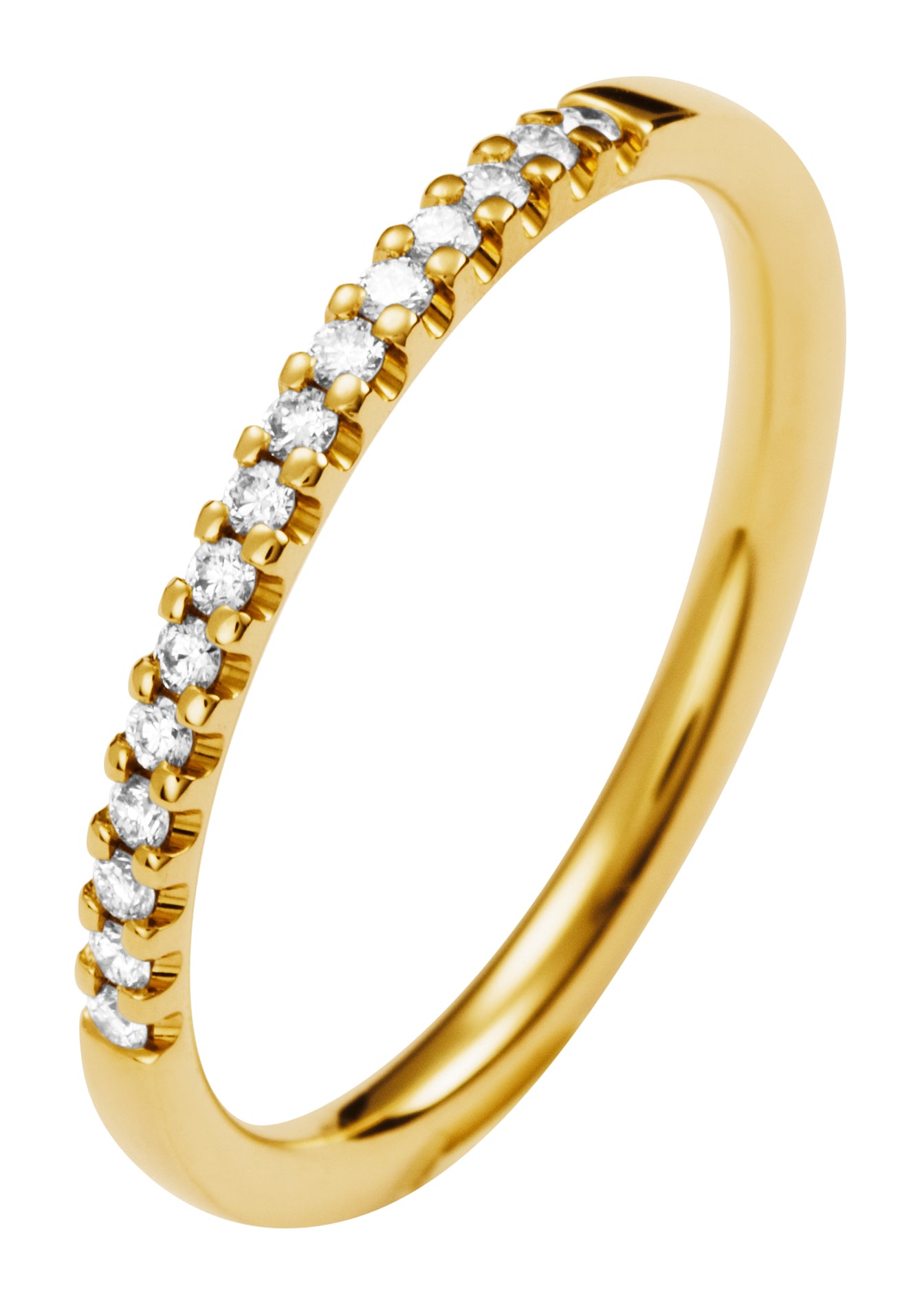 Feiner Memoire Ring  – Steinbesatz nach Wunsch