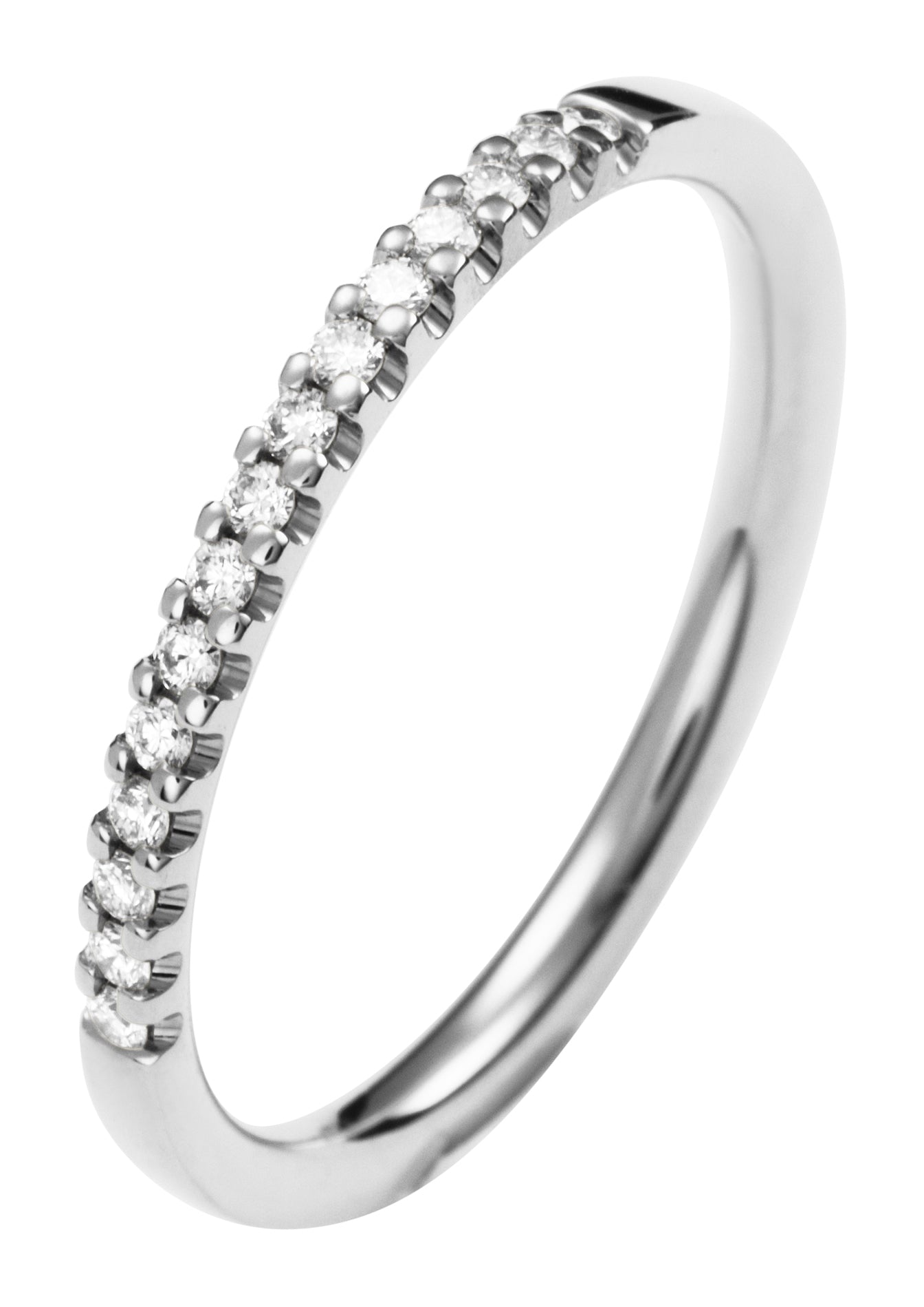 Feiner Memoire Ring  – Steinbesatz nach Wunsch